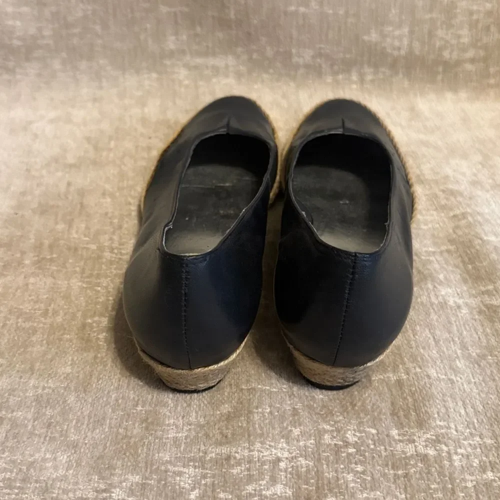 Ros Hommerson Leather Jute Espadrilles